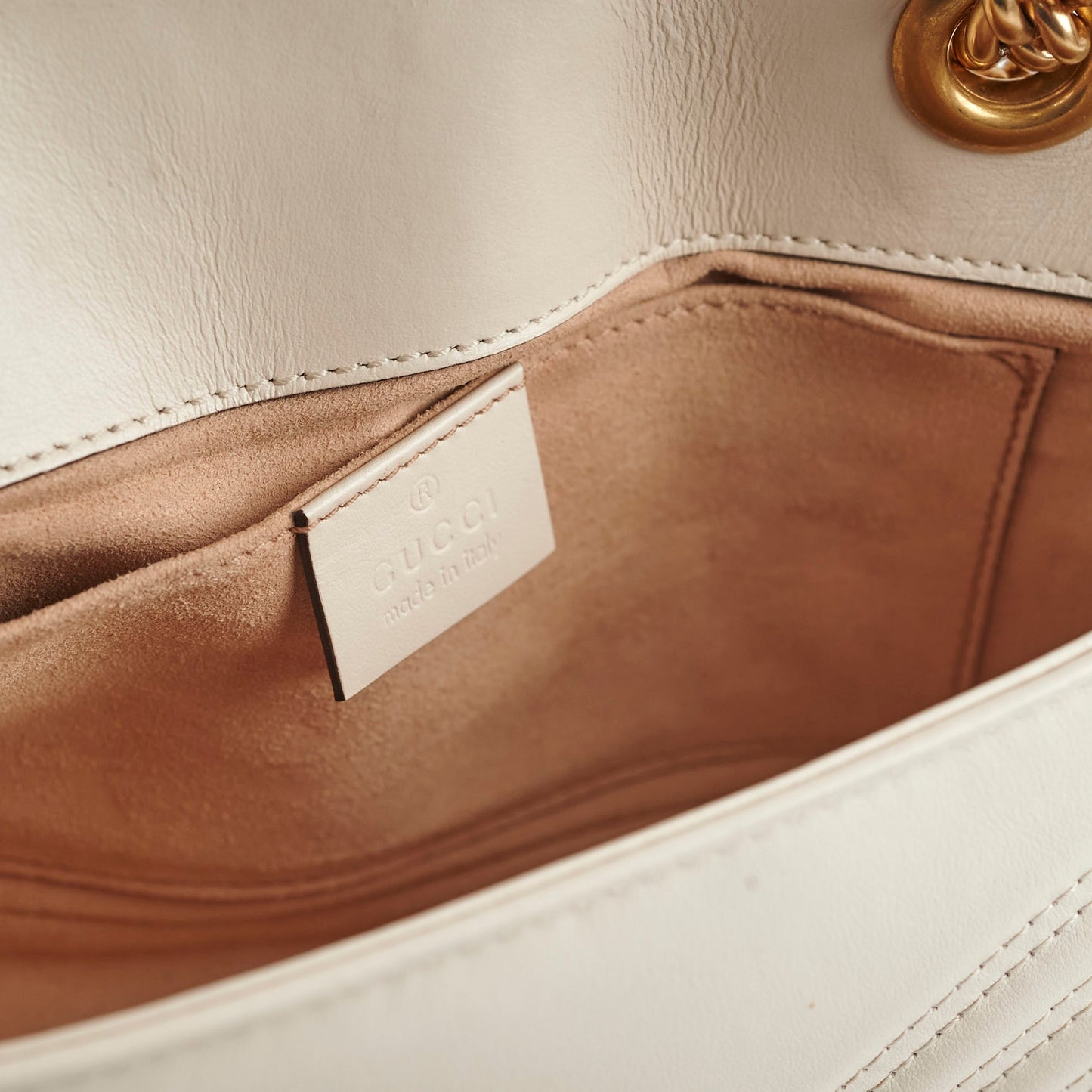 Gucci GG Marmont Matelass? Mini Cream