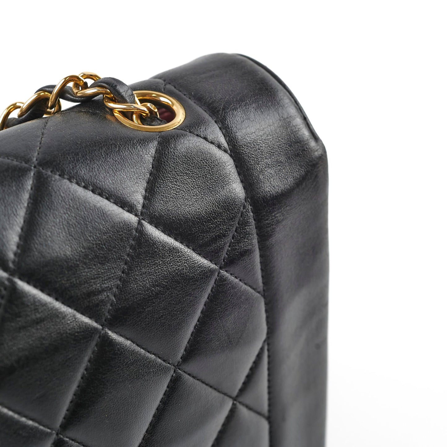 Chanel Diana Medium Lambskin  24k Gold Plated 2 Series