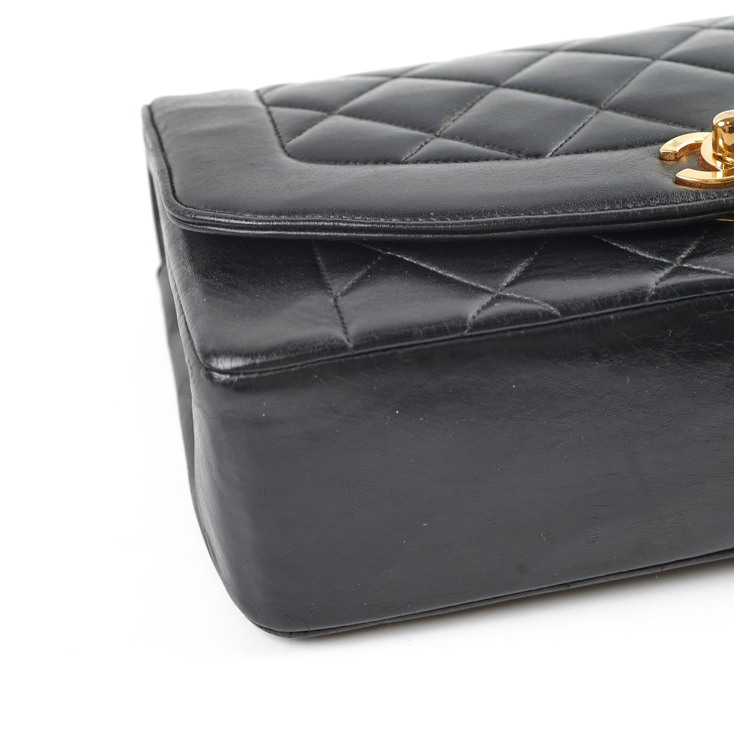 Chanel Diana Medium Lambskin  24k Gold Plated 2 Series