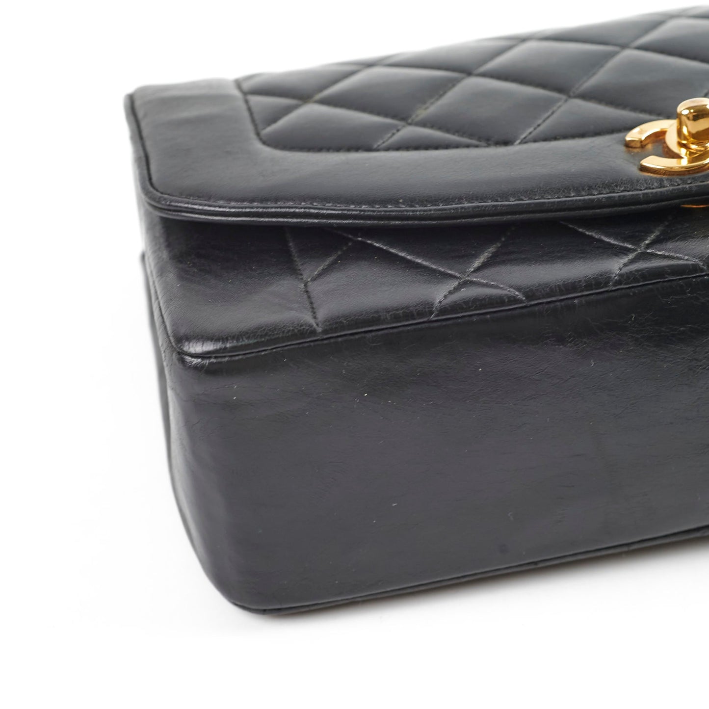 Chanel Diana Medium Lambskin  24k Gold Plated 2 Series