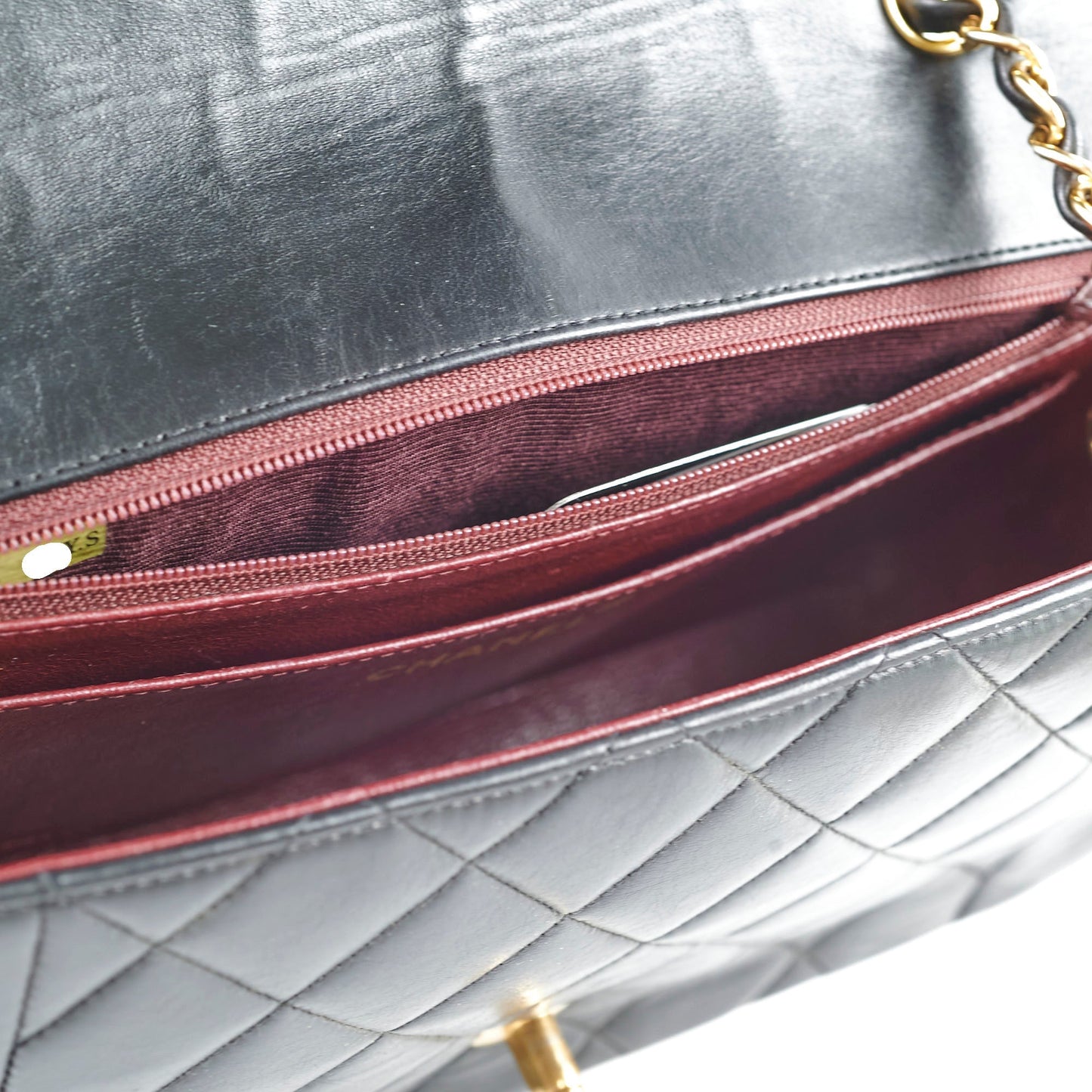 Chanel Diana Medium Lambskin  24k Gold Plated 2 Series