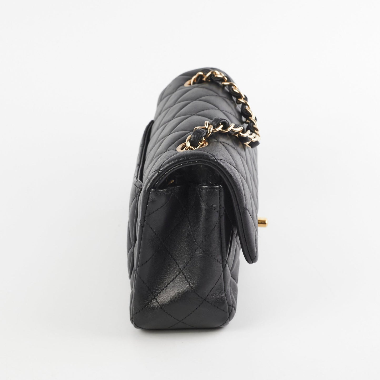 Chanel Mini Rectangular Lambskin Black