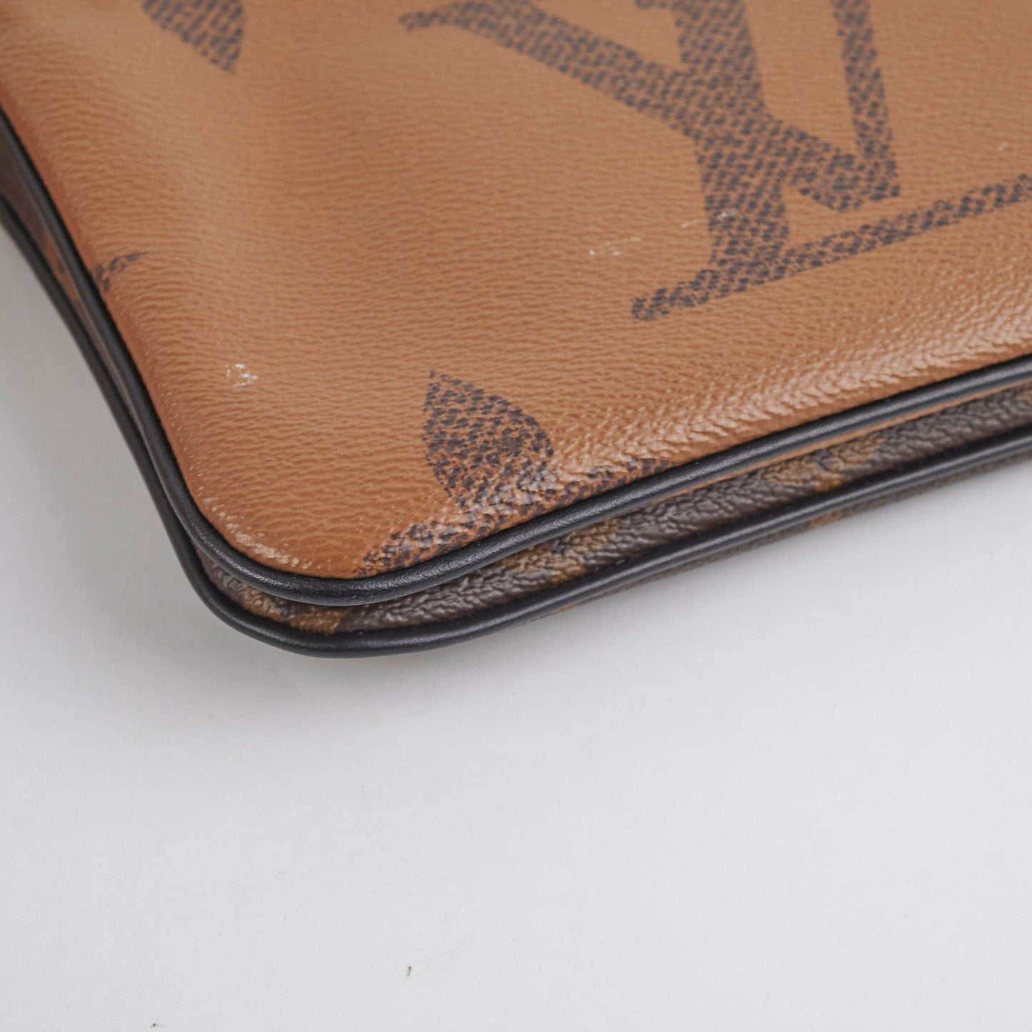 Louis Vuitton Monogram Reverse Double Zip Pochette