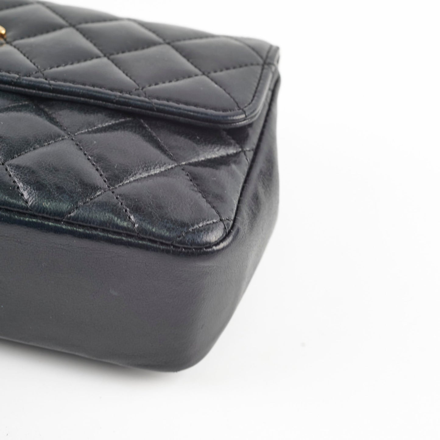 Chanel  Matelasse Lambskin Bag Black