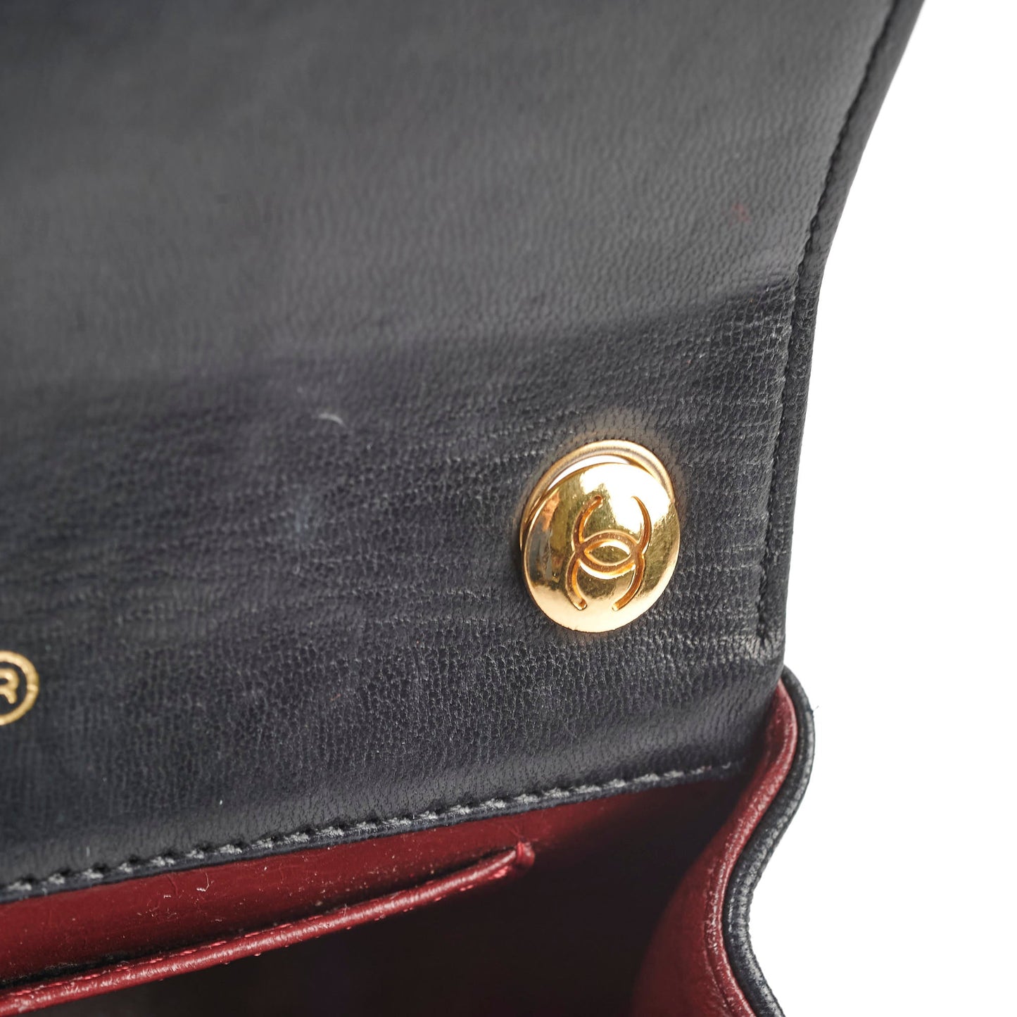 Chanel  Matelasse Lambskin Bag Black