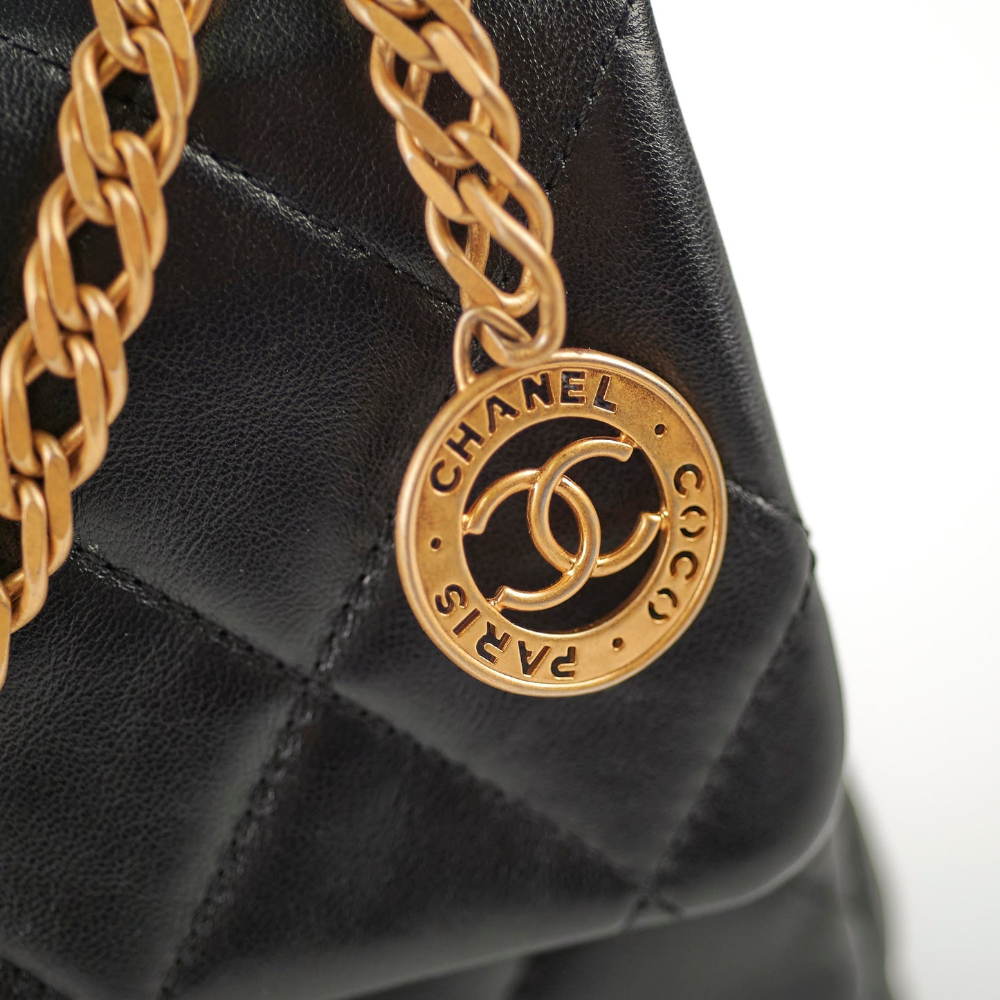 Chanel Seasonal Flap Black Microchip