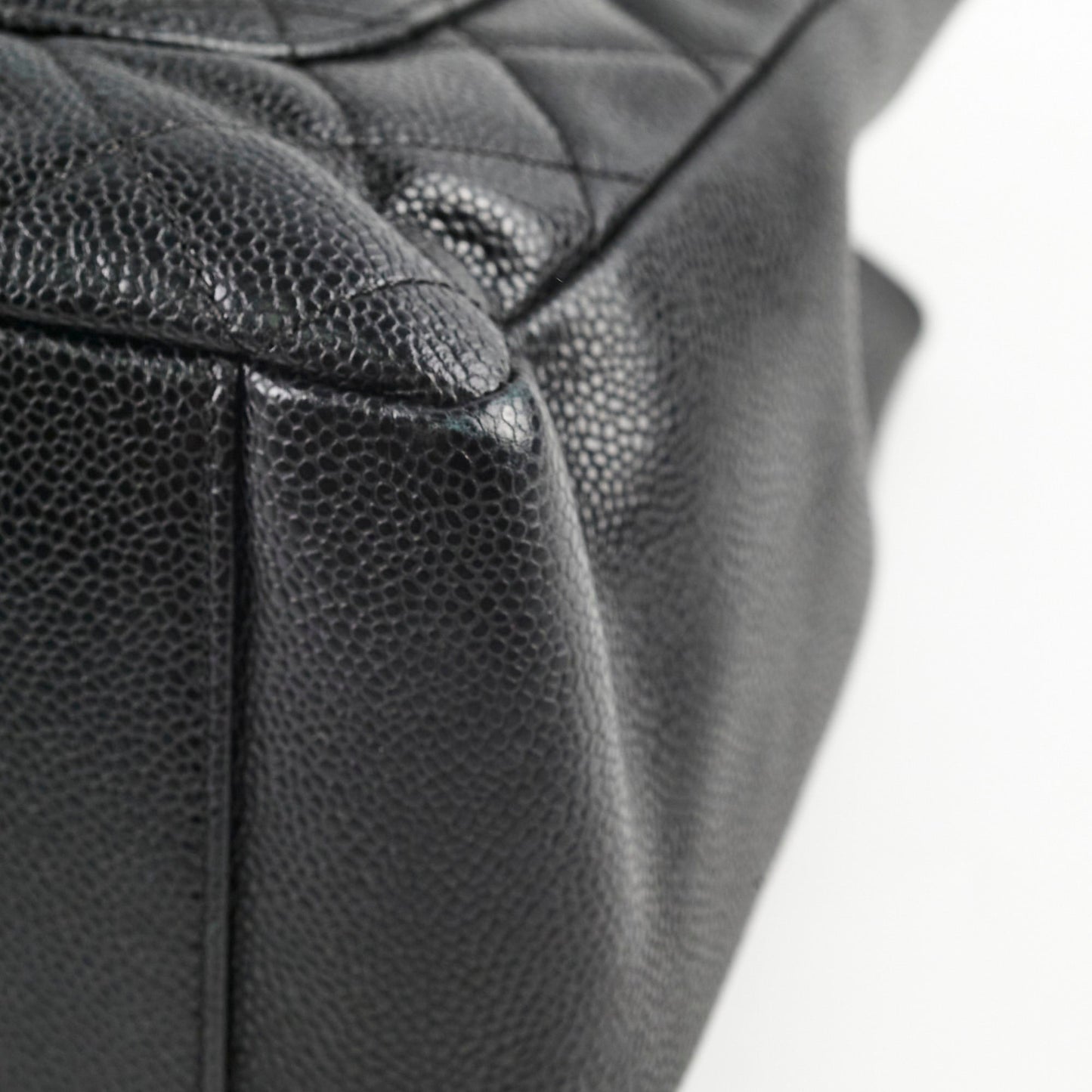 Chanel Caviar Grand Shopping Tote GST Black