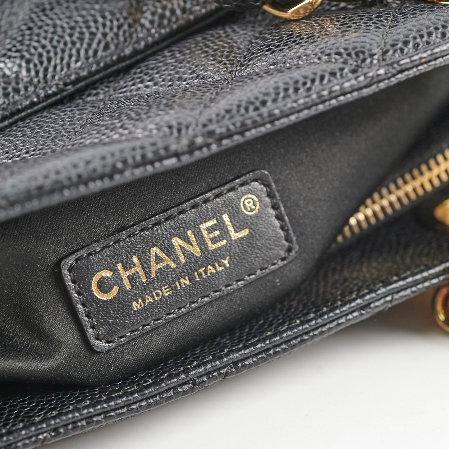 Chanel Caviar Grand Shopping Tote GST Black