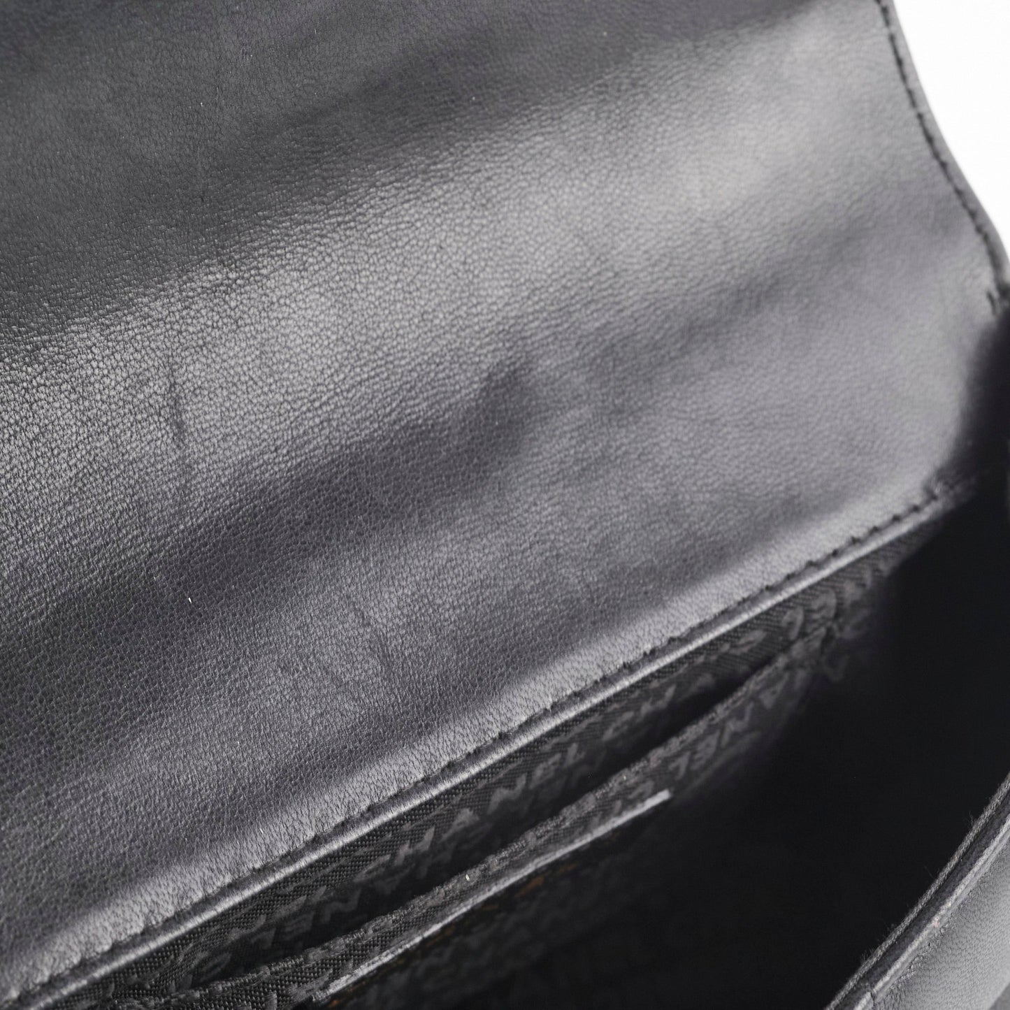 Chanel Seasonal Camelia Lambskin Mini Bag Black