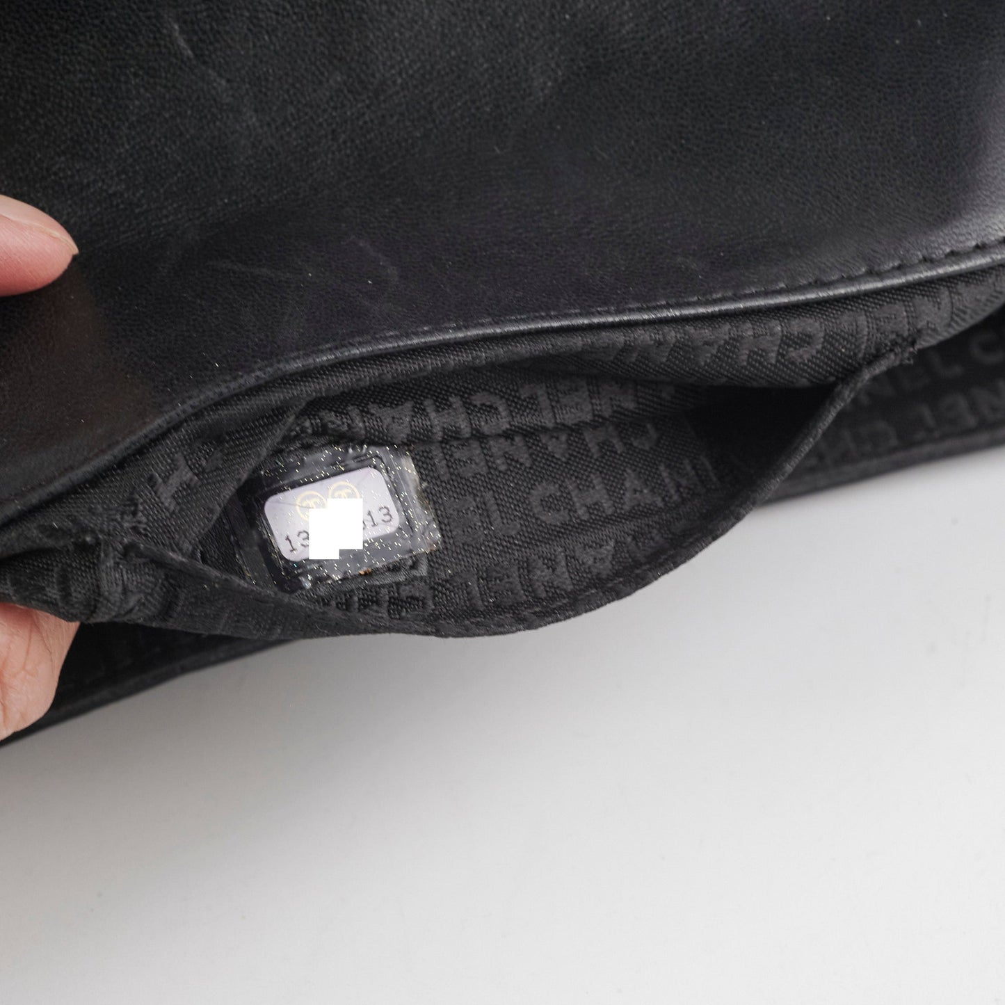 Chanel Seasonal Camelia Lambskin Mini Bag Black