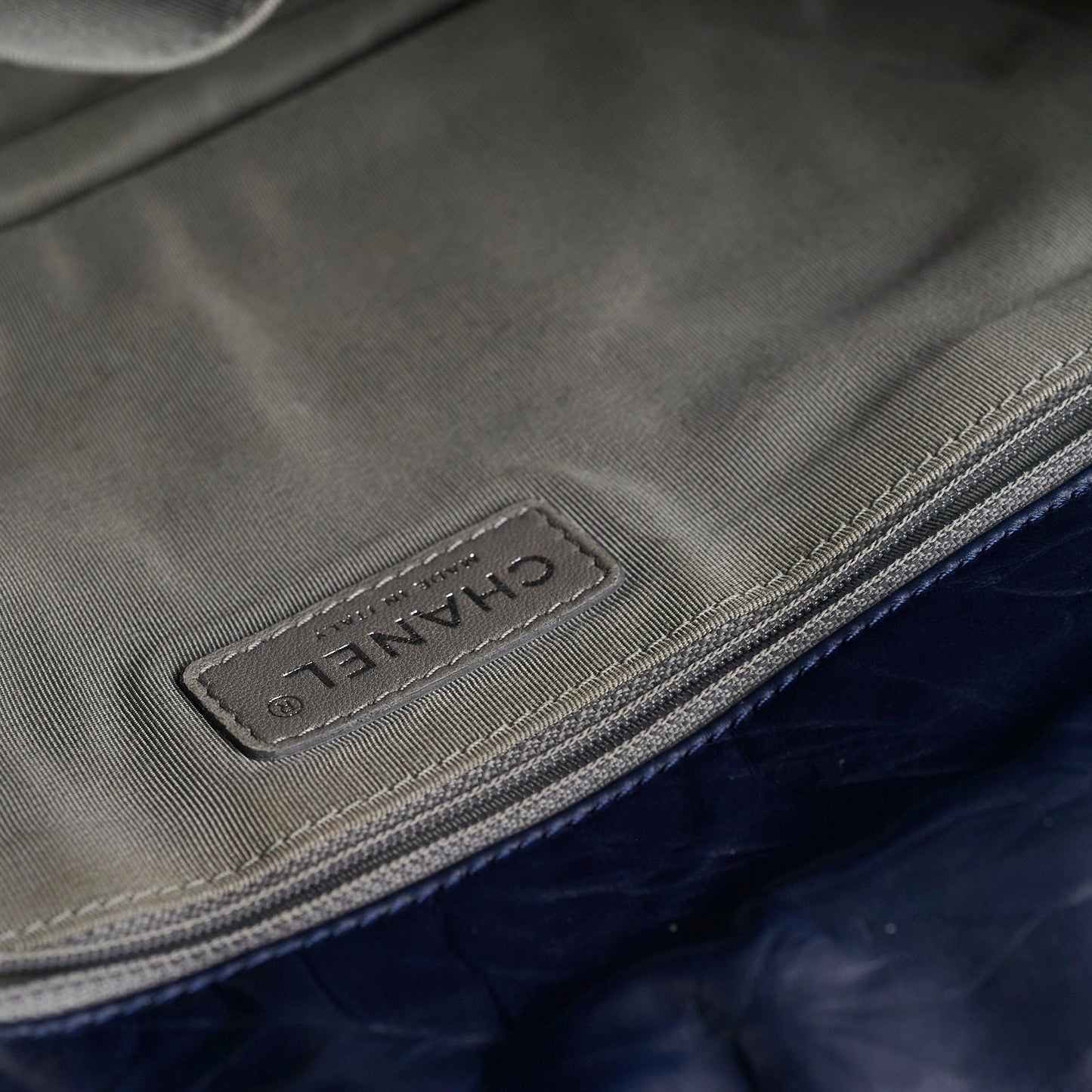 Chanel Ultra Stitch Navy Flap Bag