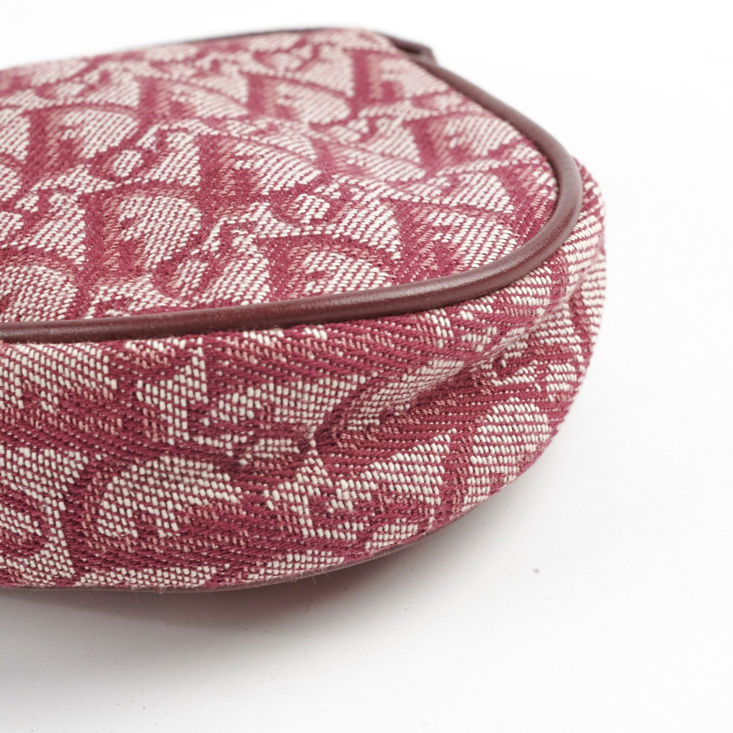 Christian Dior Mini   Saddle Shoulder Bag Burgundy