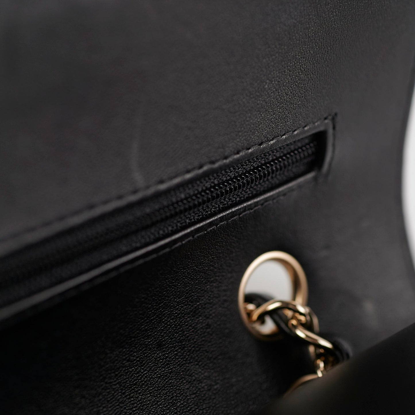 Chanel Medium/Large Chevron Classic Flap Black