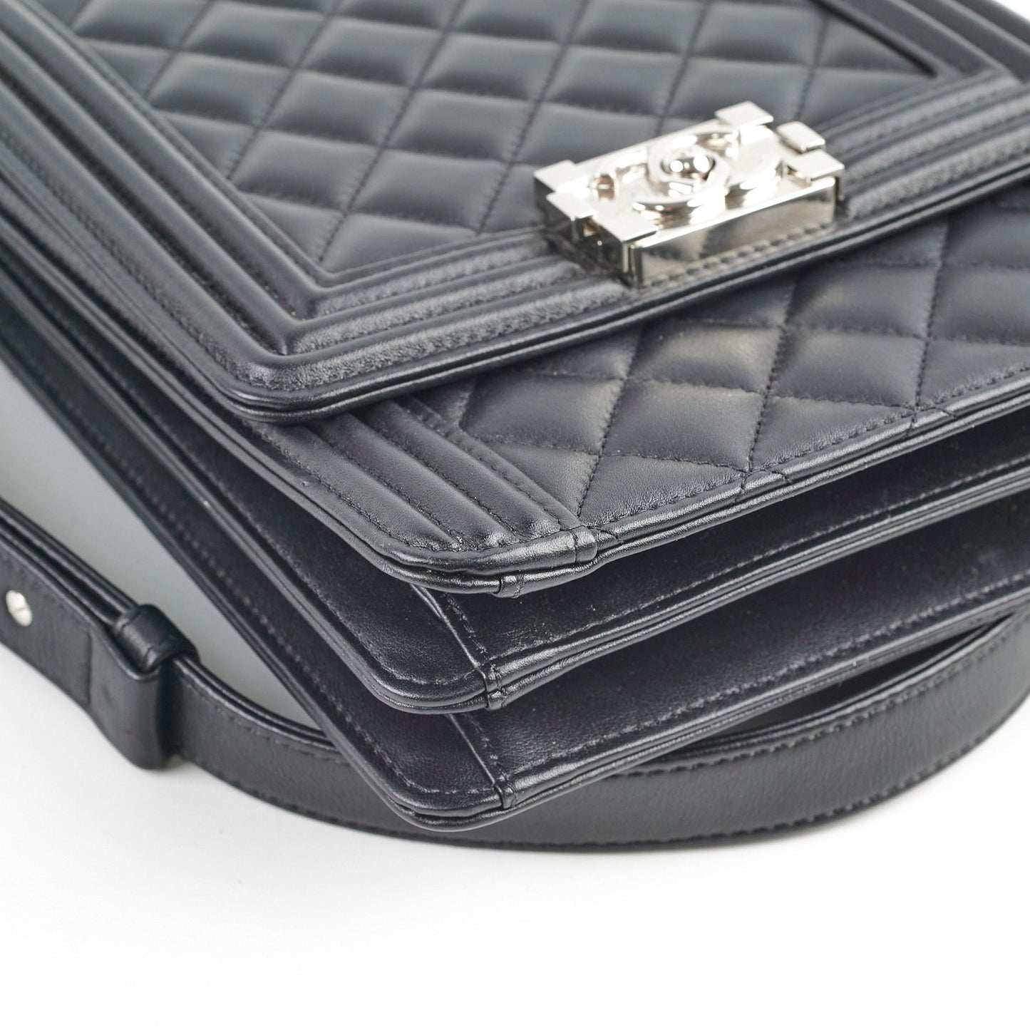 Chanel Vertical Boy Black 27 Series