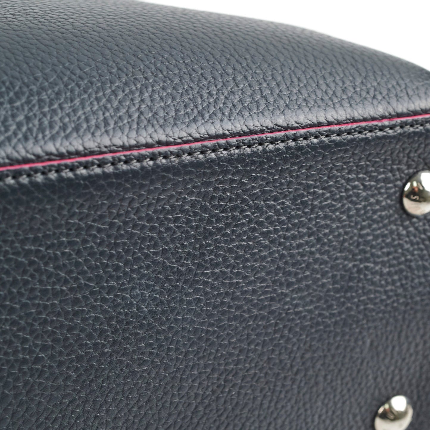Louis Vuitton Capucines GM Navy Pink
