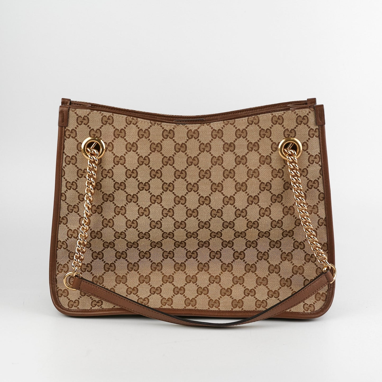 Gucci Monogram Brown Tote