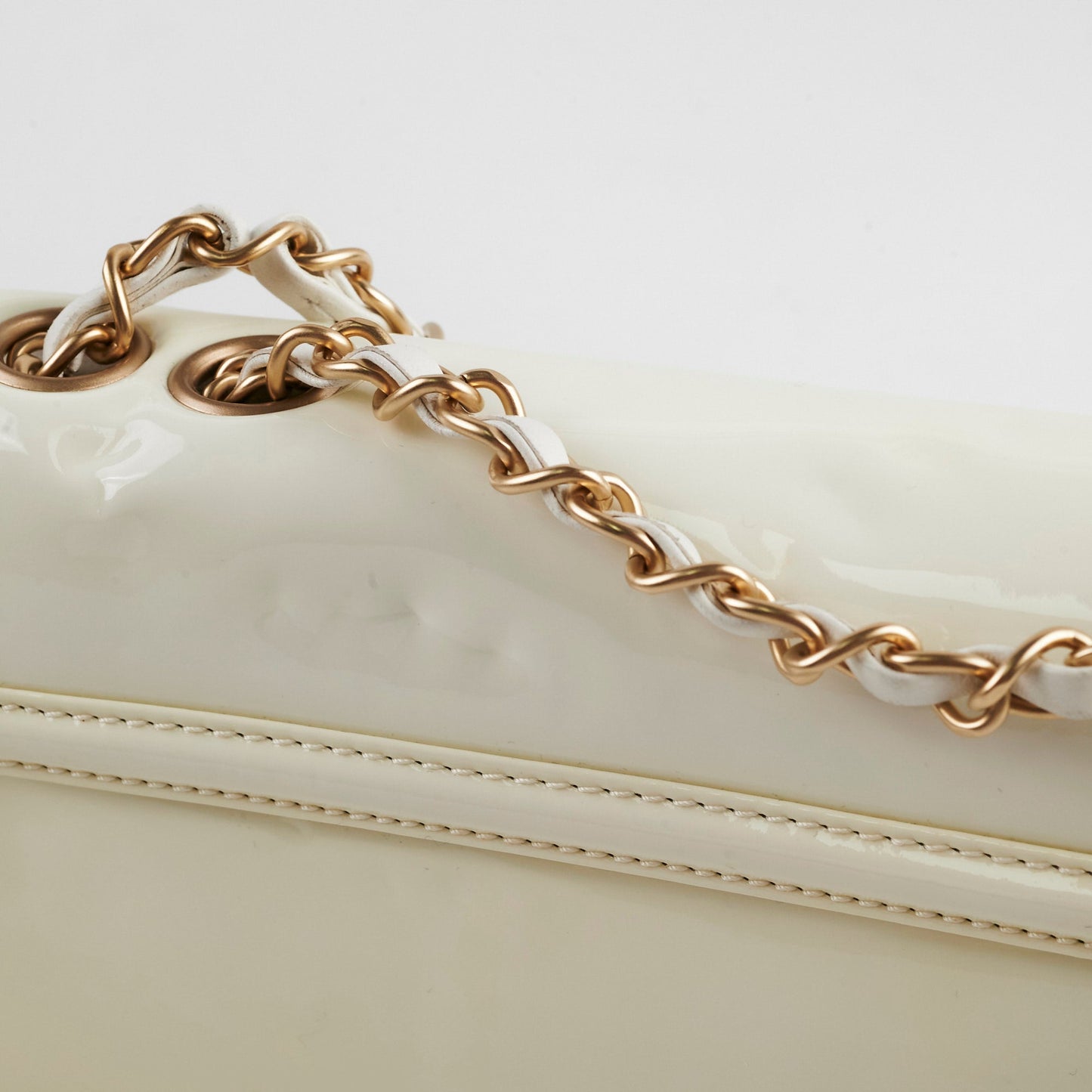 Chanel Rectangle Patent Shoulder Bag