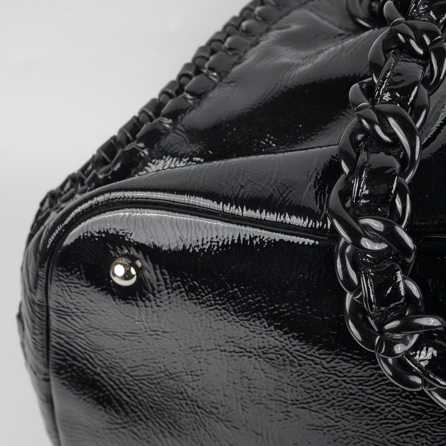 Chanel Bowling Shoulder Bag Black