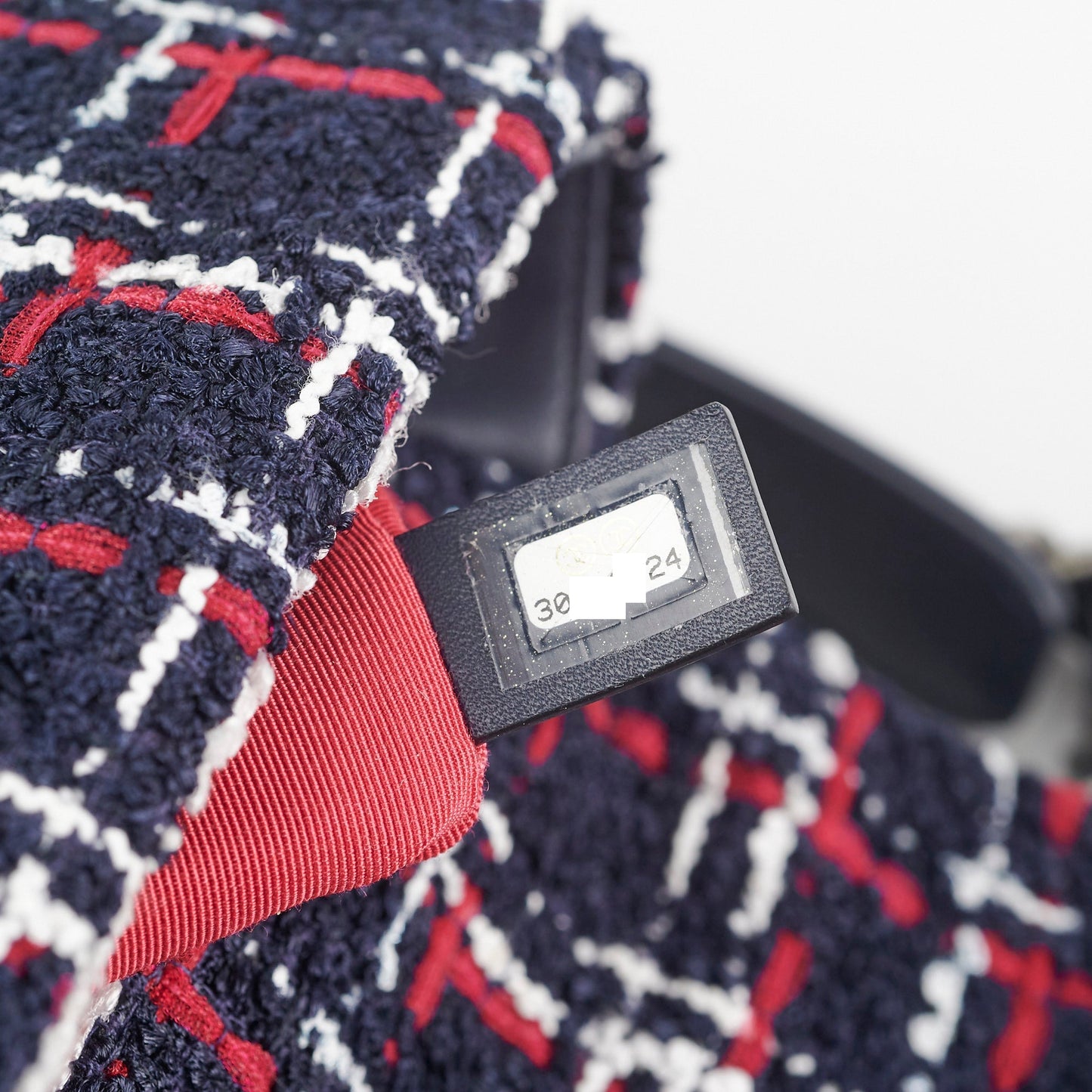 Chanel 19 Small Tweed Navy Bag