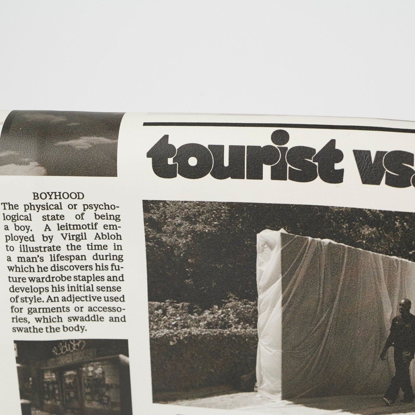 Louis Vuitton X Virgil Abloh AW21 Newspaper Clutch