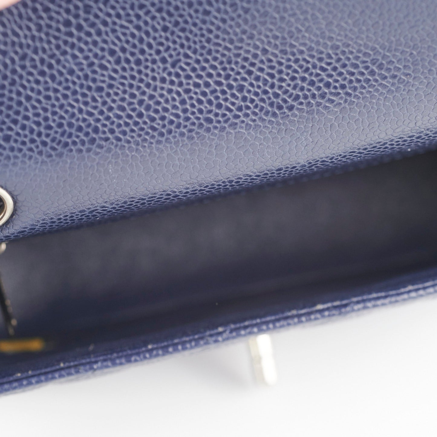 Chanel Mini Rectangular Navy Caviar
