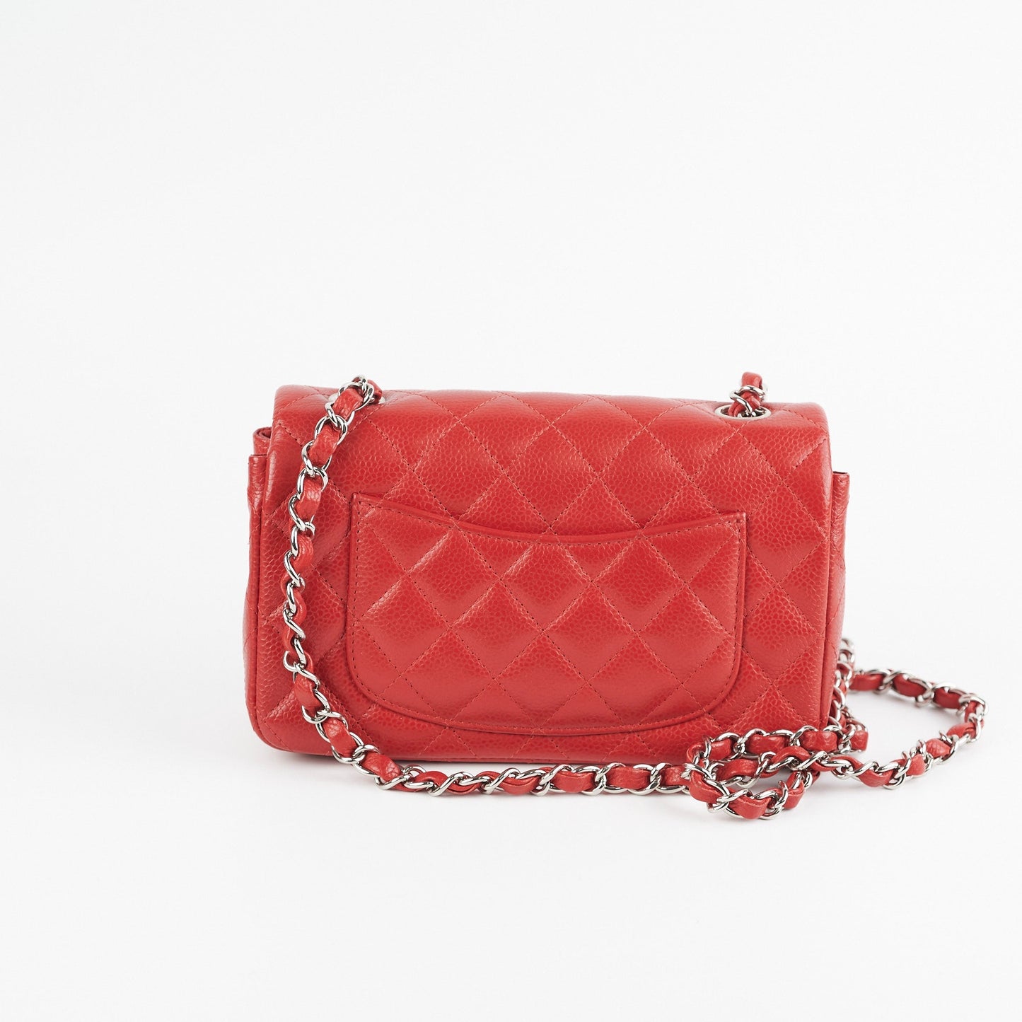 Chanel Mini Rectangular Red Caviar