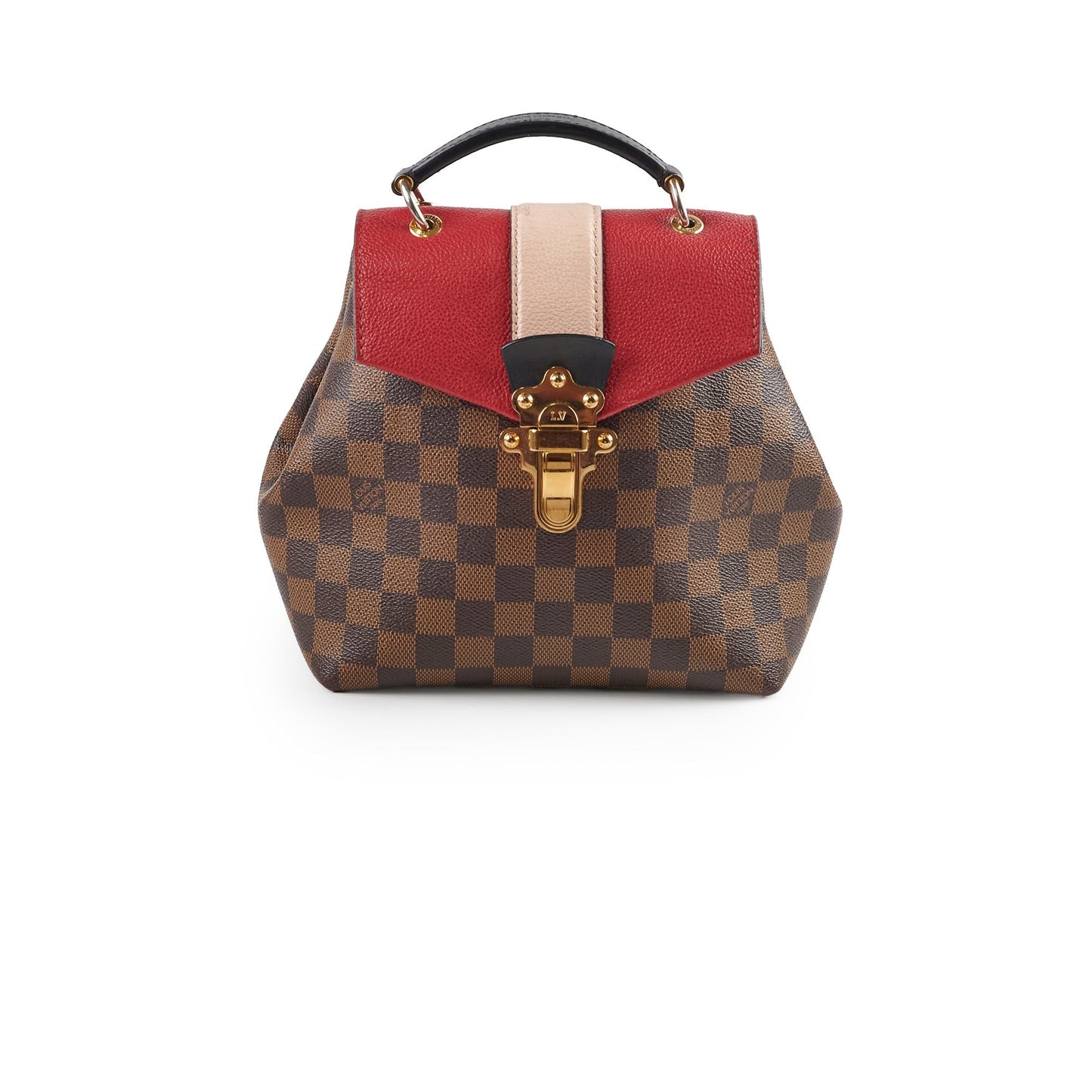 Louis Vuitton Clapton Backpack Damier Ebene Pink