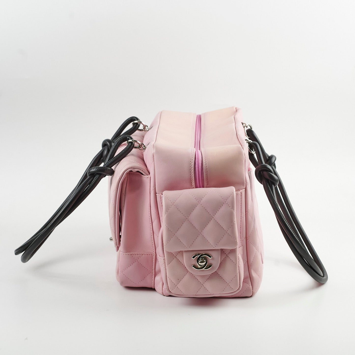 Chanel  Lambskin Reporter Bag Pink