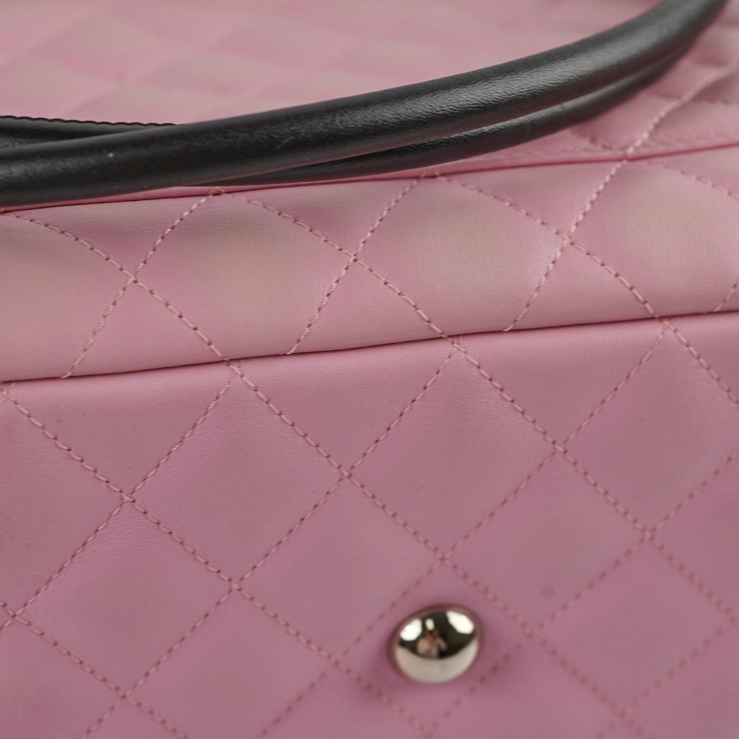 Chanel  Lambskin Reporter Bag Pink