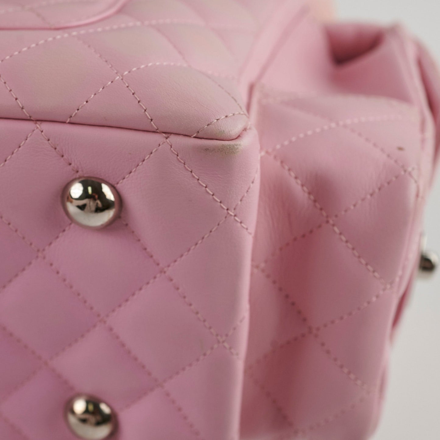 Chanel  Lambskin Reporter Bag Pink
