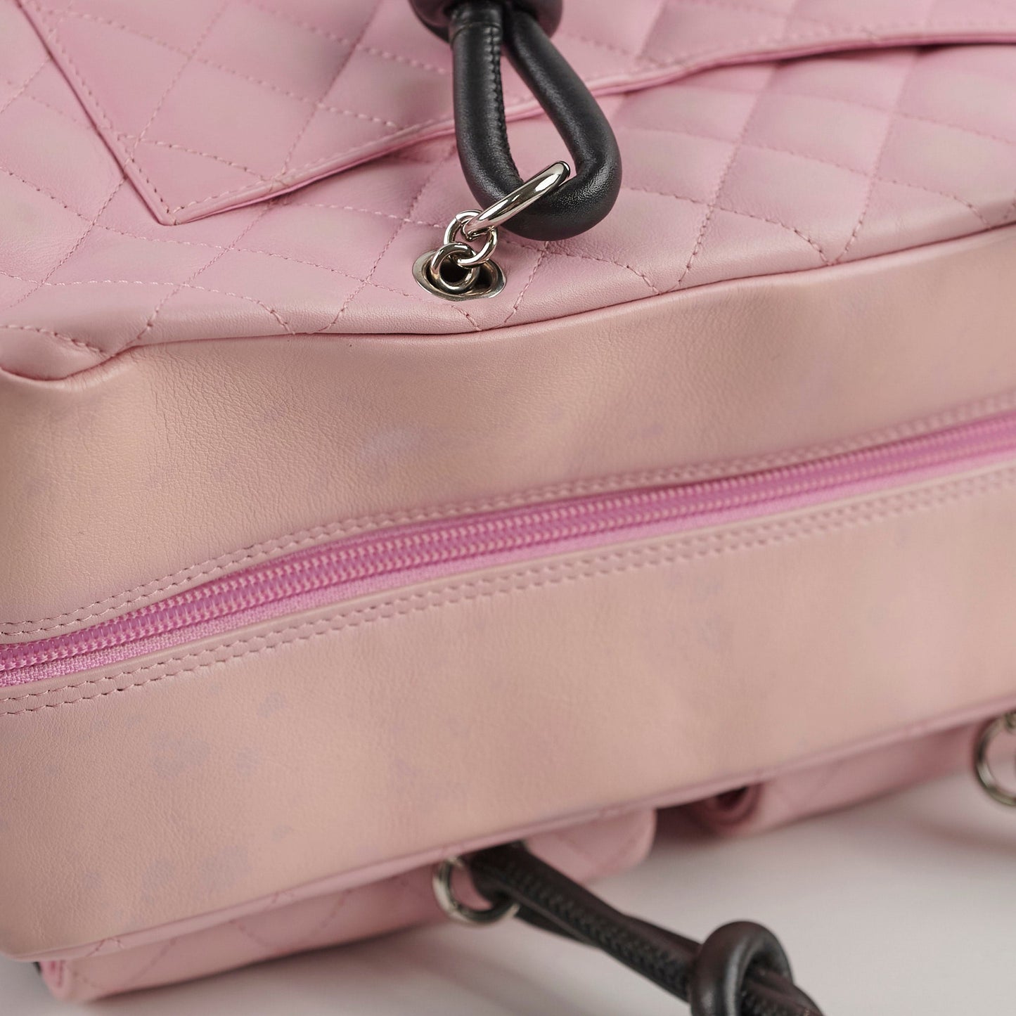 Chanel  Lambskin Reporter Bag Pink