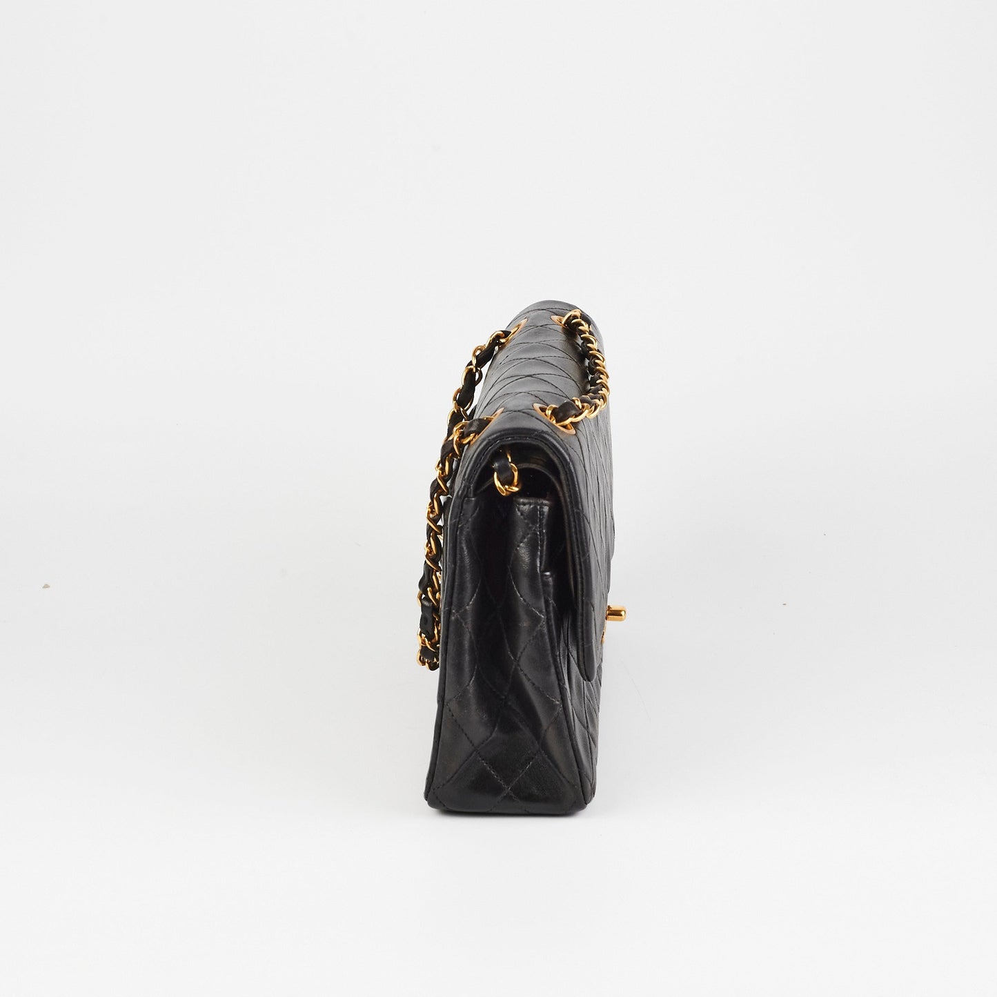 Chanel  Classic Flap Medium Black Lambskin