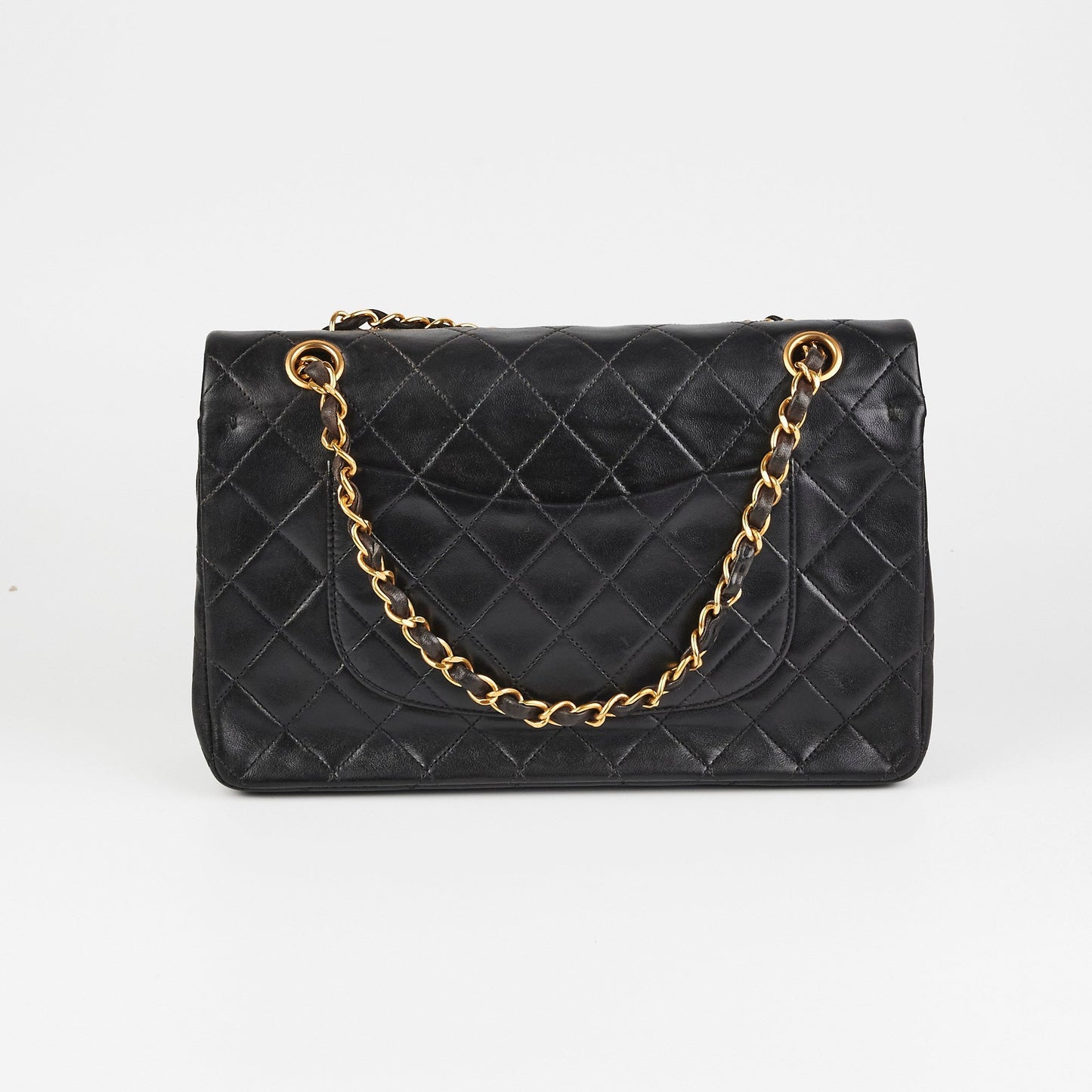 Chanel  Classic Flap Medium Black Lambskin