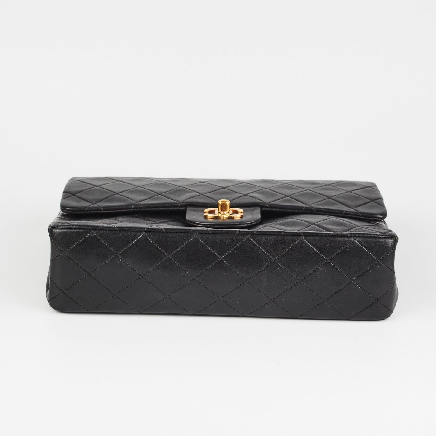 Chanel  Classic Flap Medium Black Lambskin