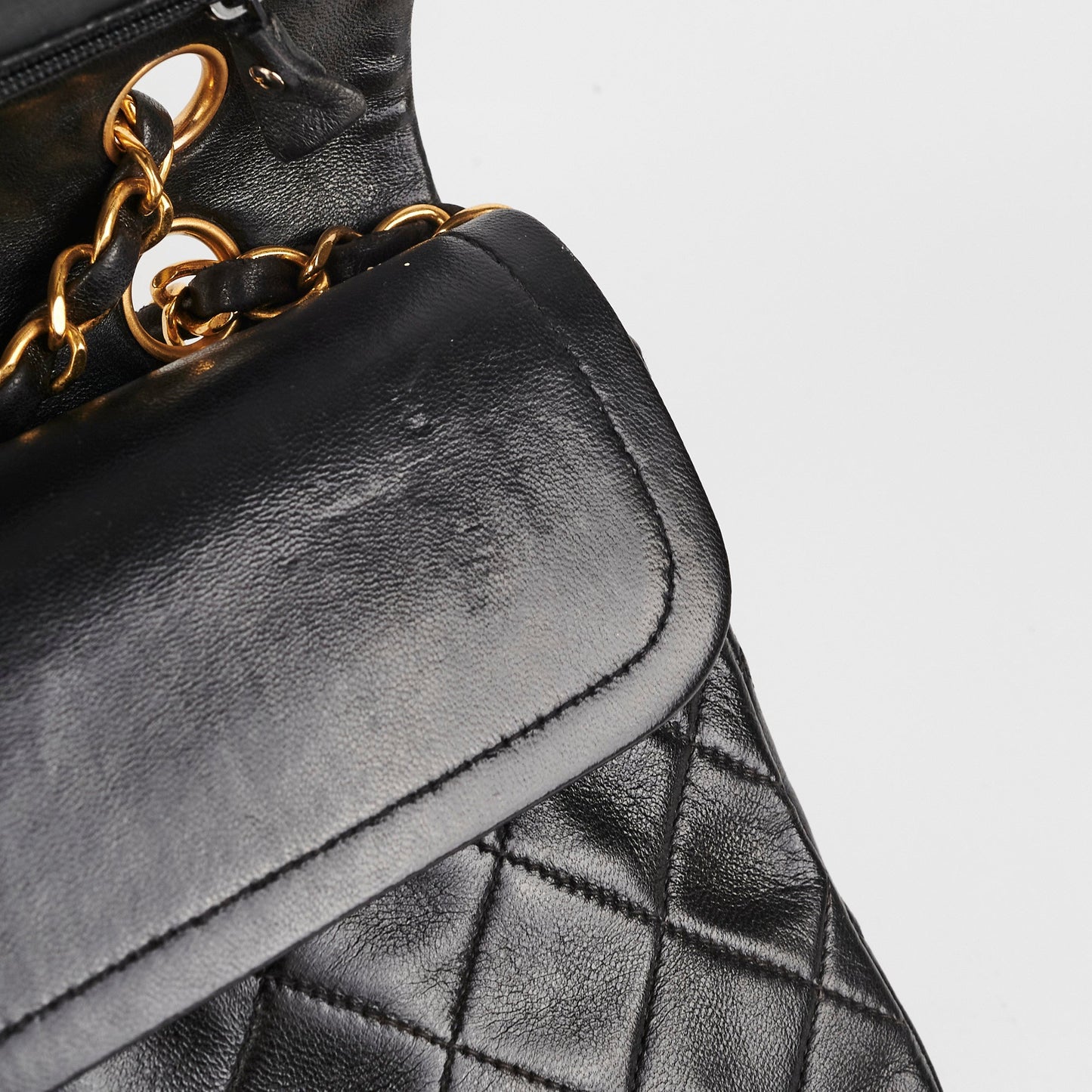 Chanel  Classic Flap Medium Black Lambskin