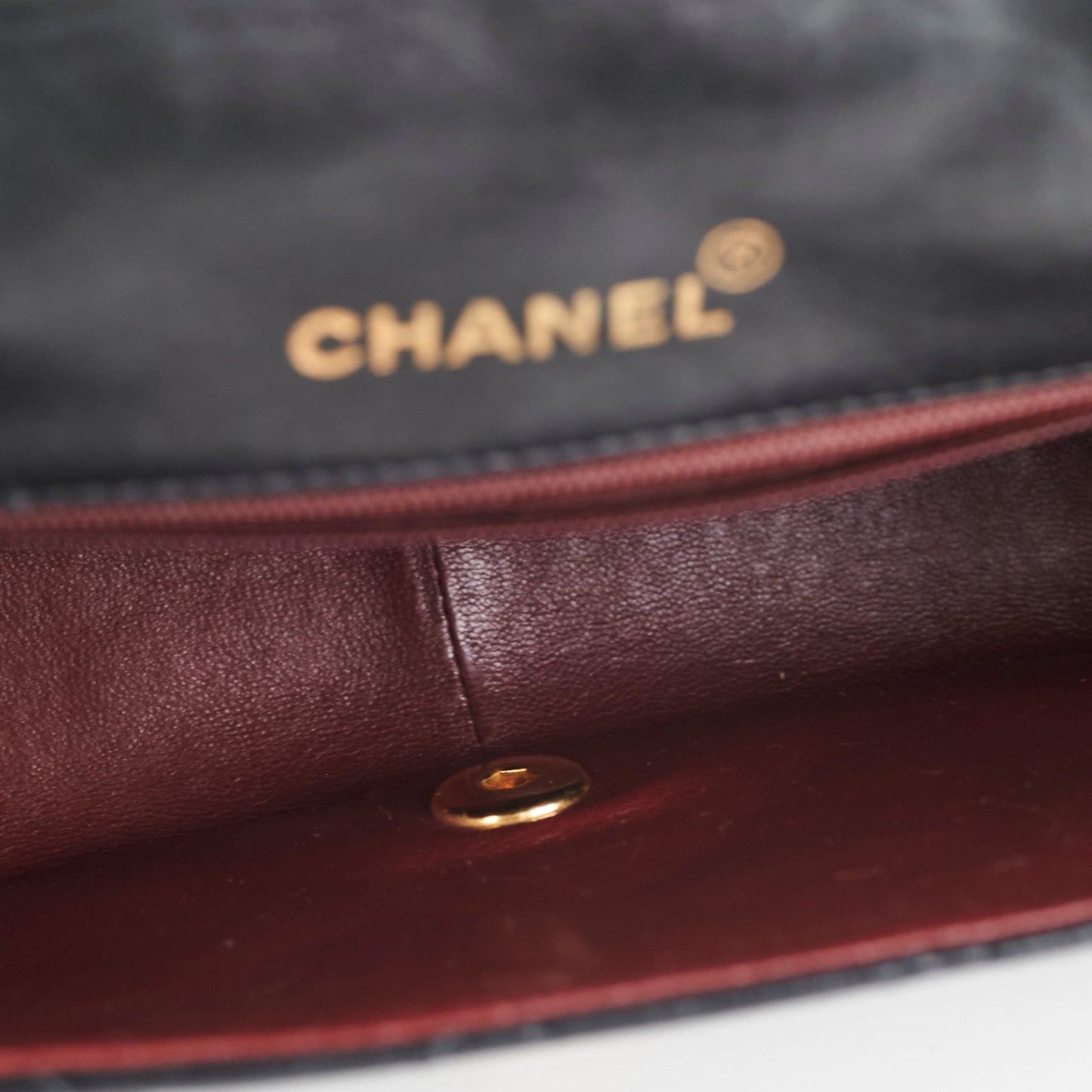 Chanel Diana Lambskin Black Medium