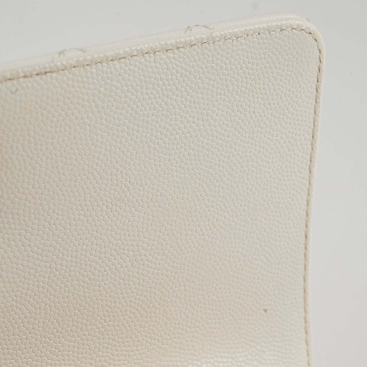 Chanel Small Coco Handle Caviar White GHW