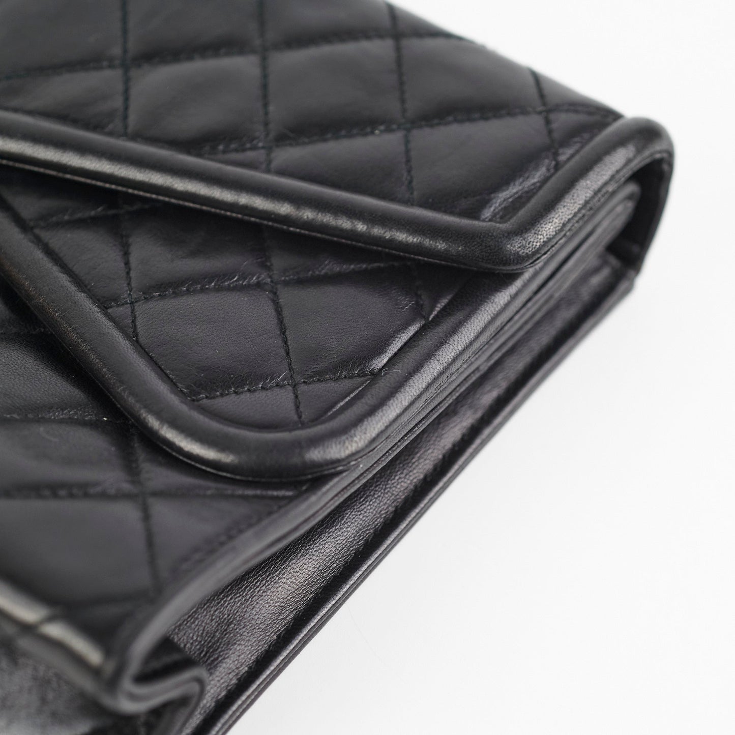 Chanel  Flap Lambskin Black - Series 1