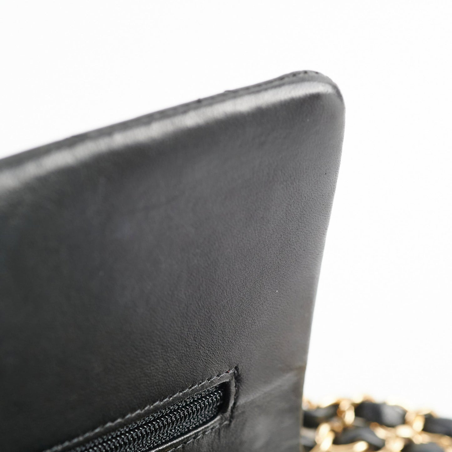 Chanel Classic Lambskin M/L Medium/Large Flap Black
