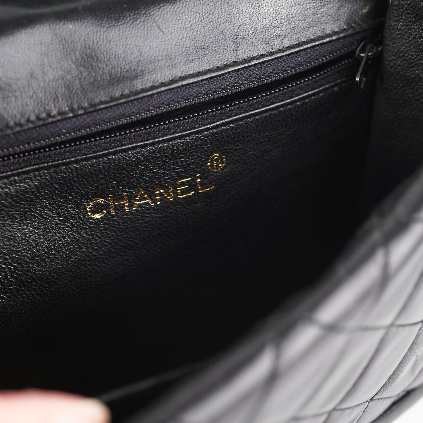 Chanel  Flap Lambskin Black - Series 1