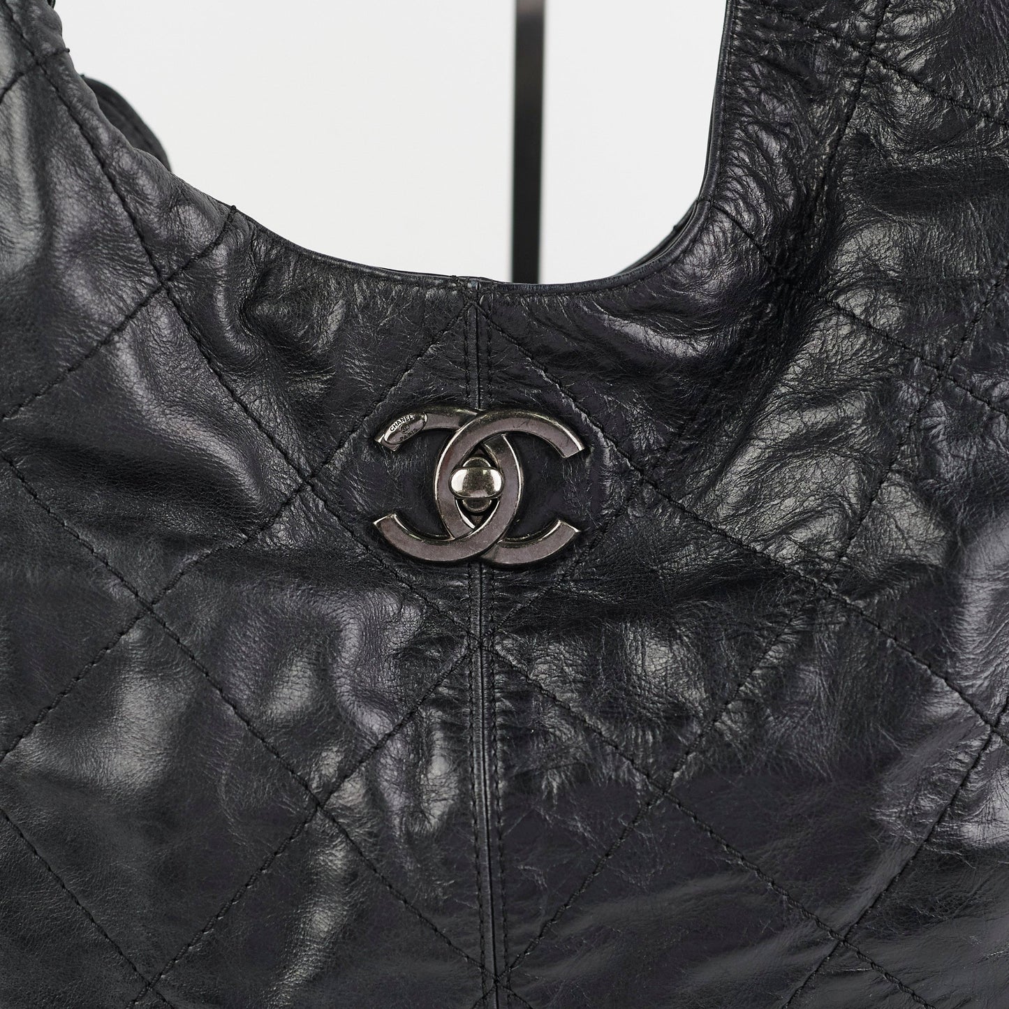 Chanel Calfskin Supple Hobo Handbag