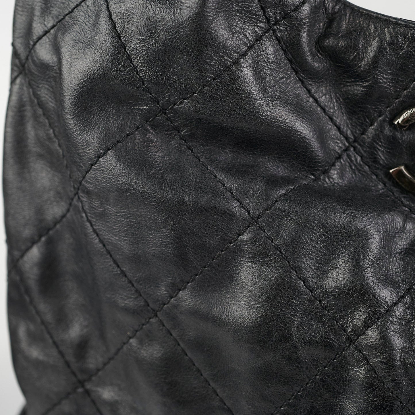 Chanel Calfskin Supple Hobo Handbag