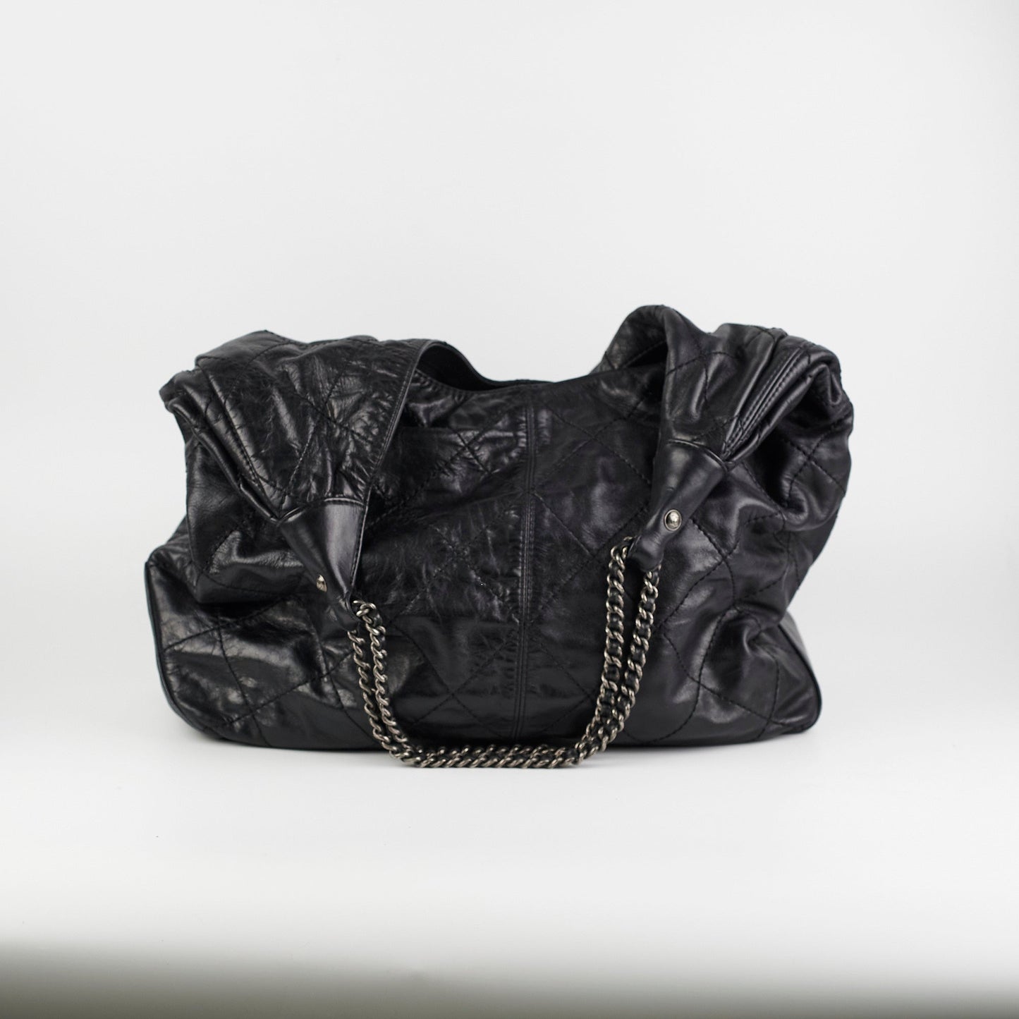Chanel Calfskin Supple Hobo Handbag