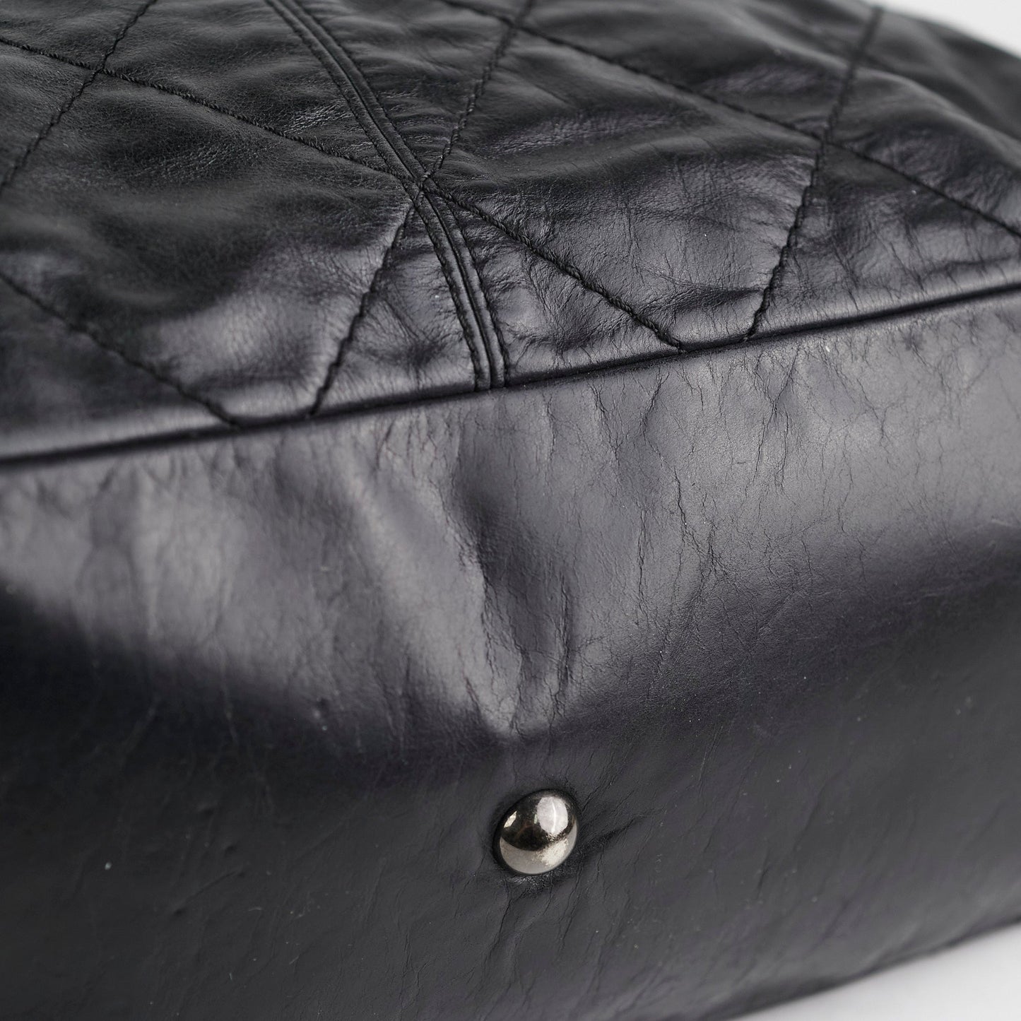 Chanel Calfskin Supple Hobo Handbag