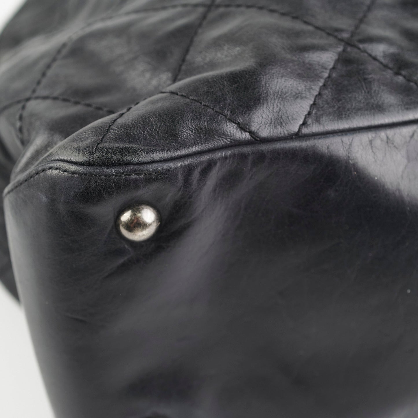 Chanel Calfskin Supple Hobo Handbag