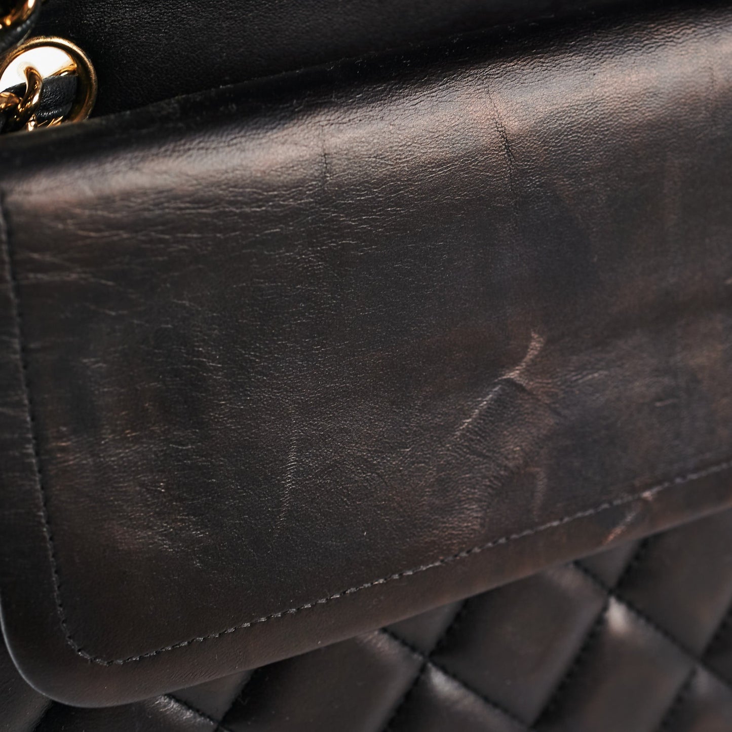 Chanel Maxi Jumbo Lambskin Black