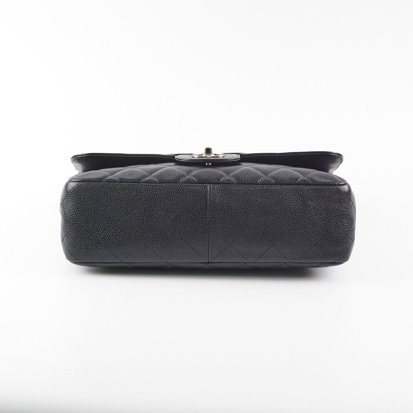Chanel Jumbo Classic Single Flap Black Caviar Bag