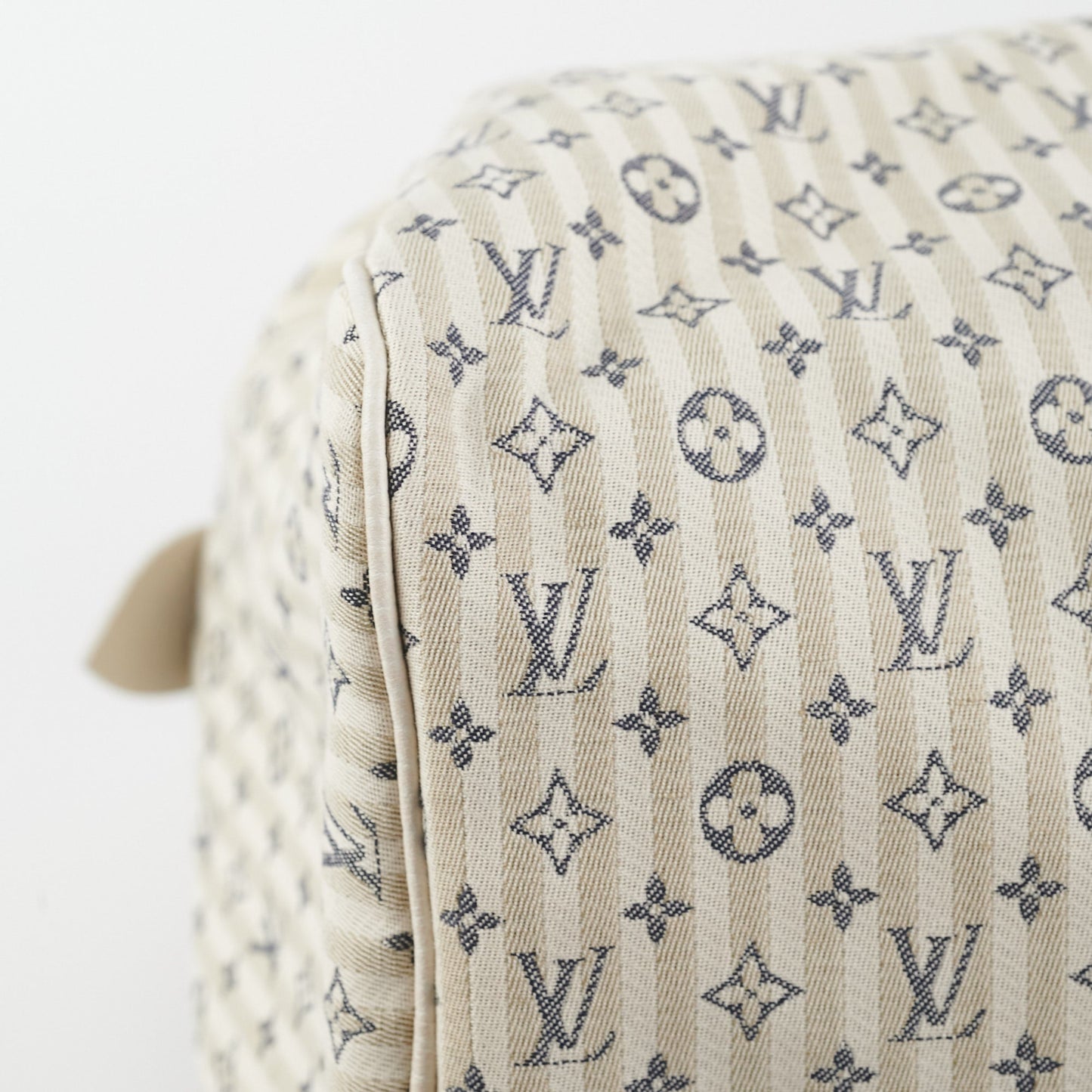 Louis Vuitton  30 White Denim Monogram Bag