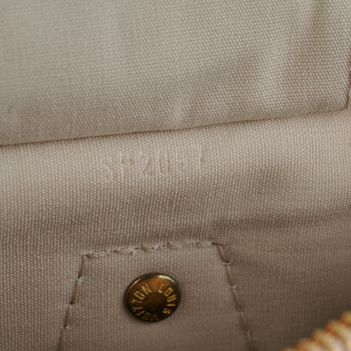 Louis Vuitton  30 White Denim Monogram Bag