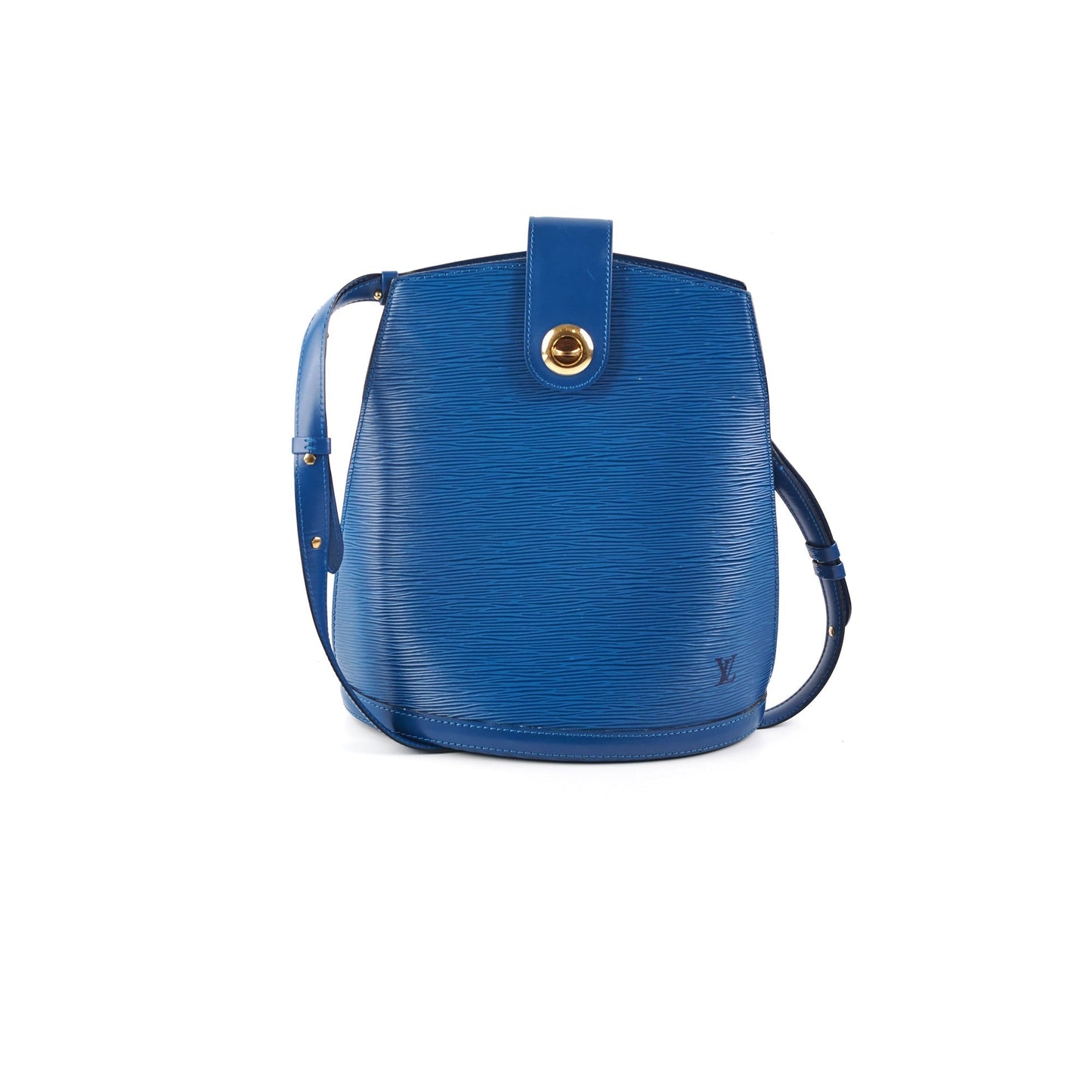 Louis Vuitton Cluny Epi Blue Shoulder Bag